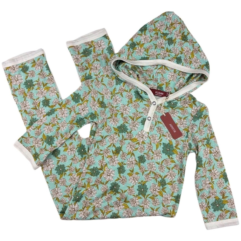 MilkBarn Baby 12 18‎ Mos Floral Jumpsuit Outfit Bamboo One Piece Romper